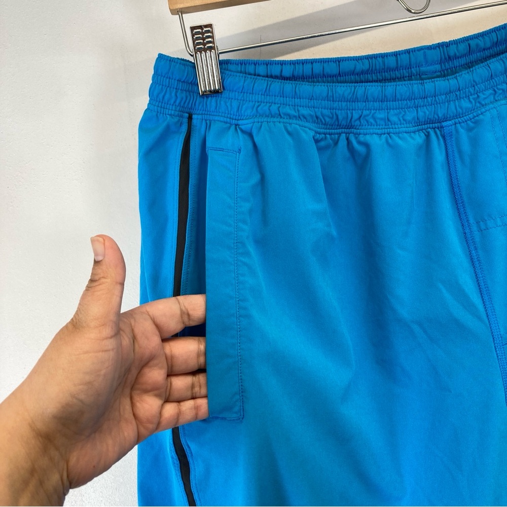 lululemon athletica Vibrant Blue Men's Athletic Shorts - Picture 4 of 13